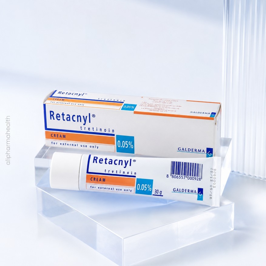 Retacnyl Tretinoin Cream 30g – Acne Treatment & Skin Renewal Retacnyl Tretinoin Cream 30g is a topical retinoid used for acne treatment and skin renewal. Learn about its uses, application and precautions.